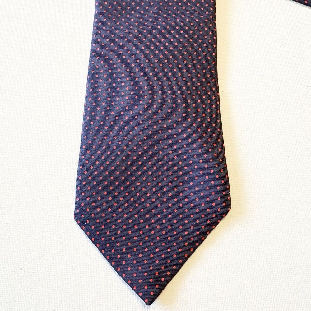 Robert Talbott The Regiment Shops Colorado Silk Tie Hand Sewn Blue Red England